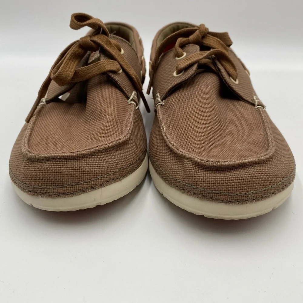 Crocs Men's Beach Line Lace Up Boat Shoes Size 8